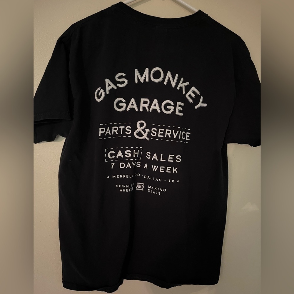 Men’s Large Gas Monkey Garage Parts and Service T Shirt